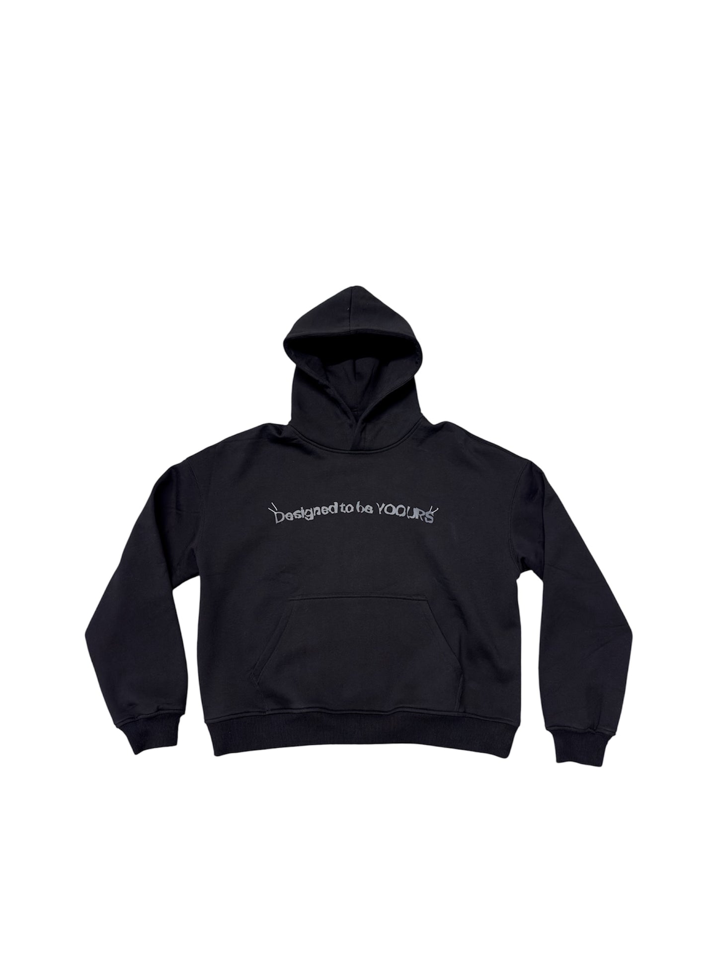 BLACK YOOURS HOODIE