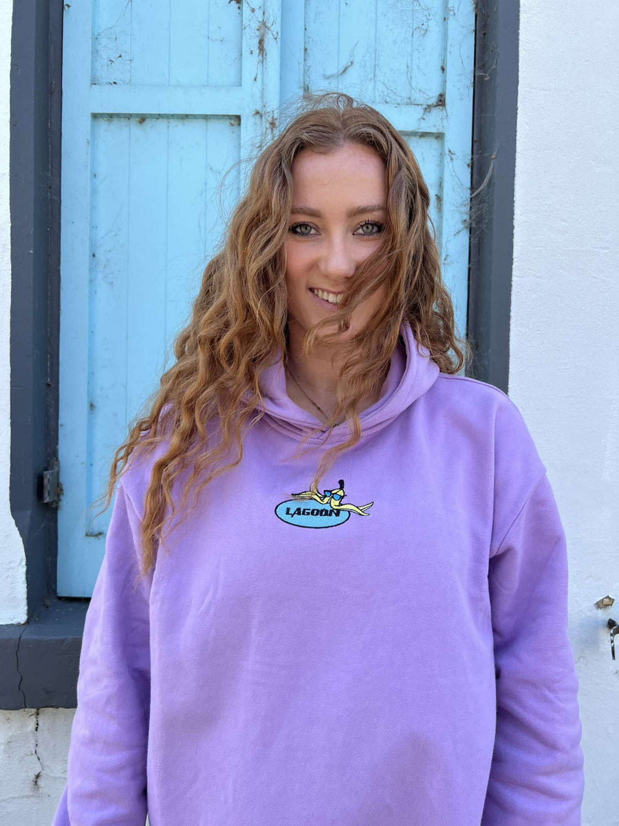 Lavender Hoodie Banana Lagoon