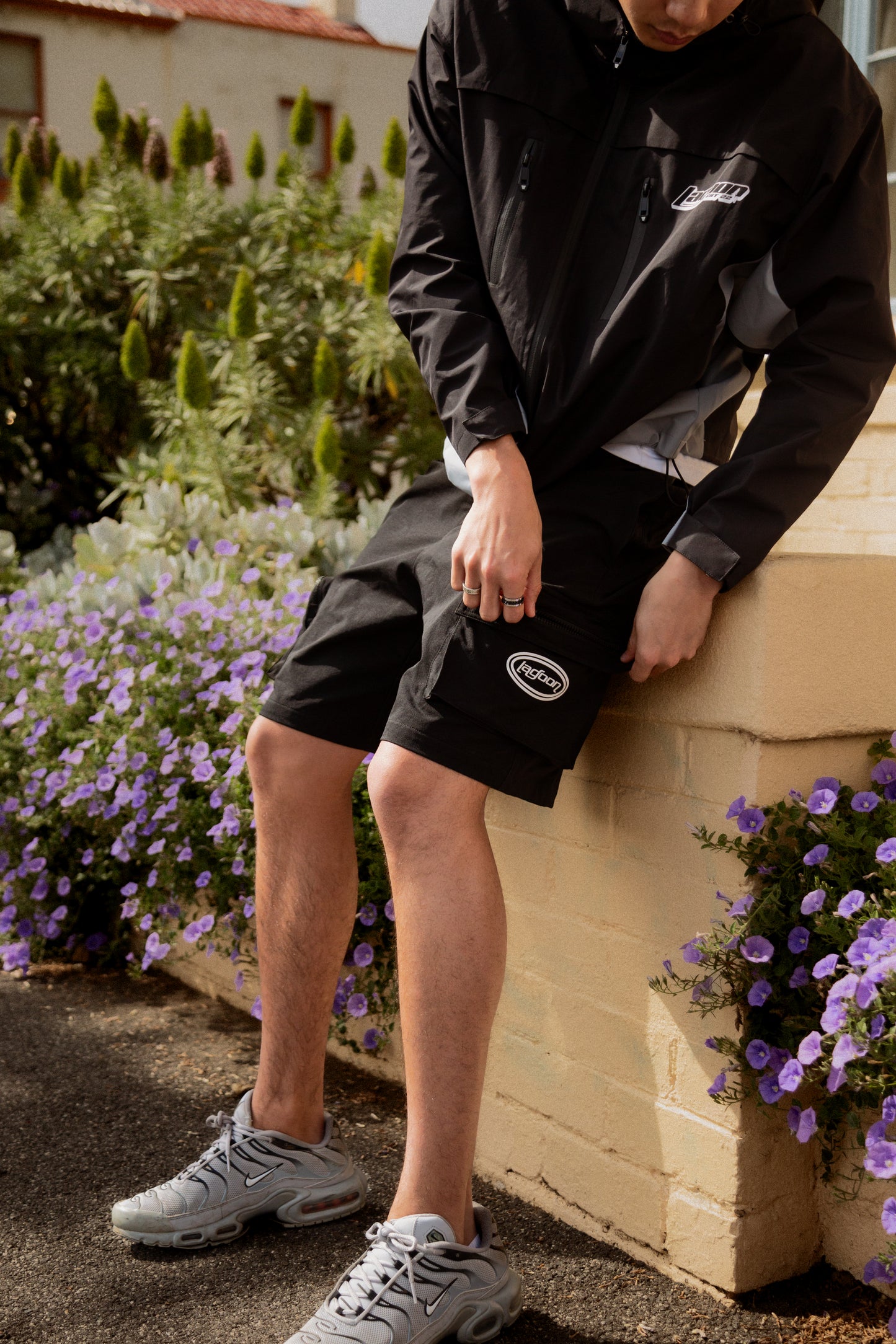 Black Cargo shorts