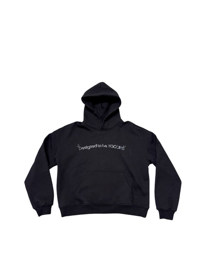 BLACK YOOURS HOODIE