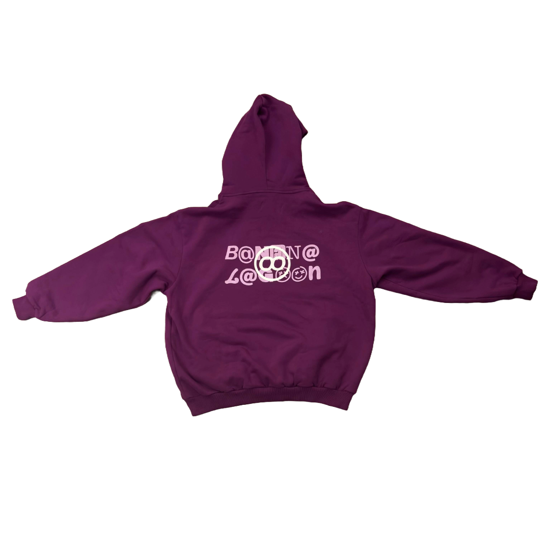 AMETHYST SMILEY HOODIE