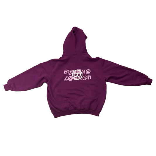 AMETHYST SMILEY HOODIE