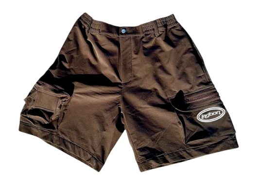 MOCHA CARGO SHORTS