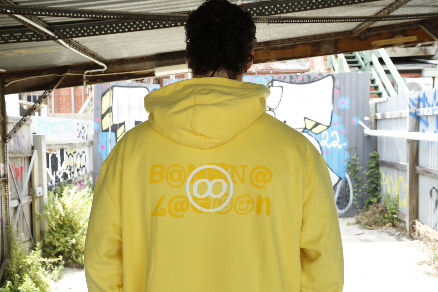 LEMON SMILEY HOODIE